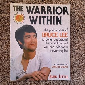 BRUCE LEE The Warrior Within Paperback Book - John Little Signed by DJ Rob Swift